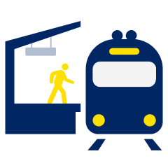 Train at the station