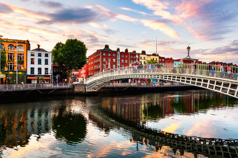Dublin waterfront view