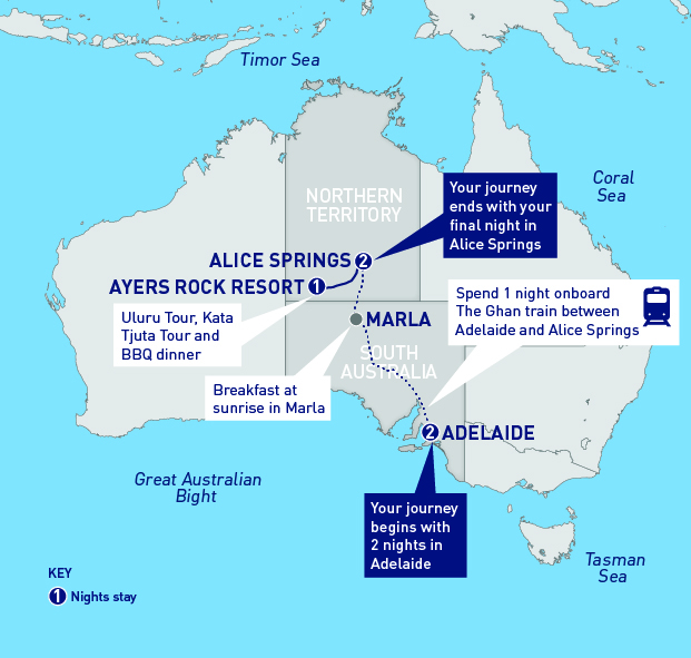Adelaide To Alice Springs On The Ghan