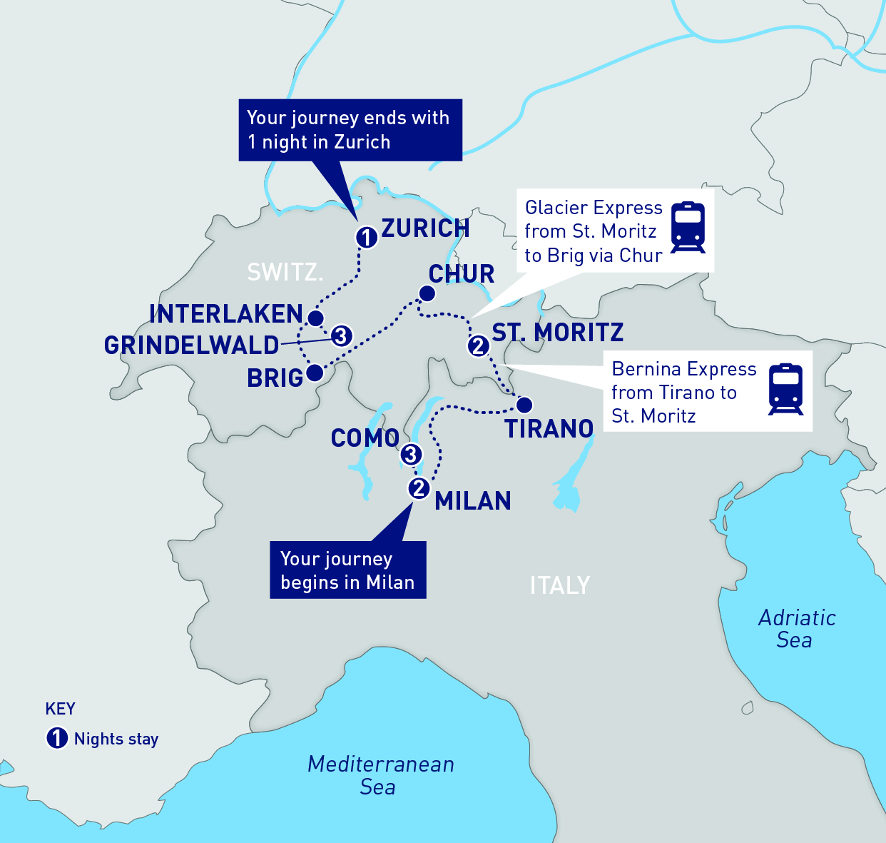 Lake Como Switzerland Map Lake Como And The Swiss Alps