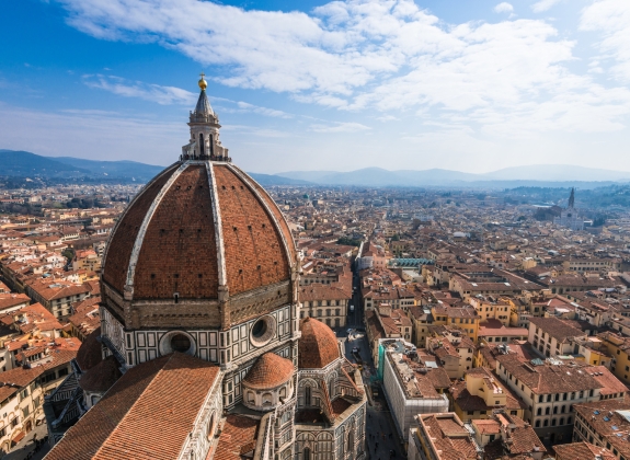 イタリア　フィレンツェ　ドゥオーモと街並み