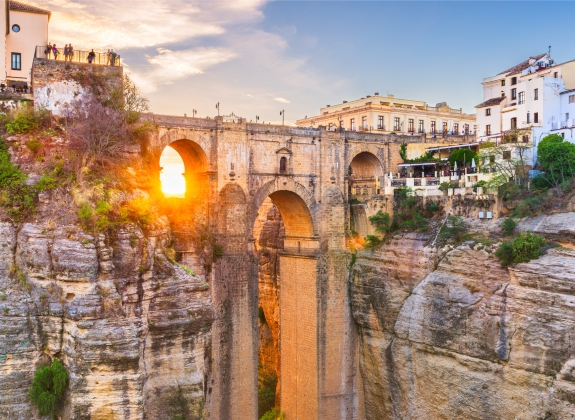 The Puente Nuevo Bridge in Ronda, Spain