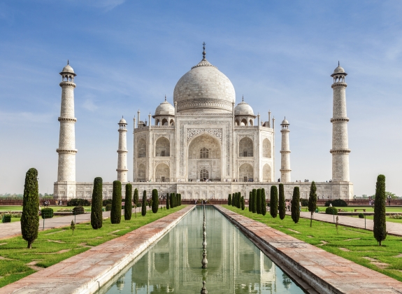 Legendary Taj Mahal in Agra, India