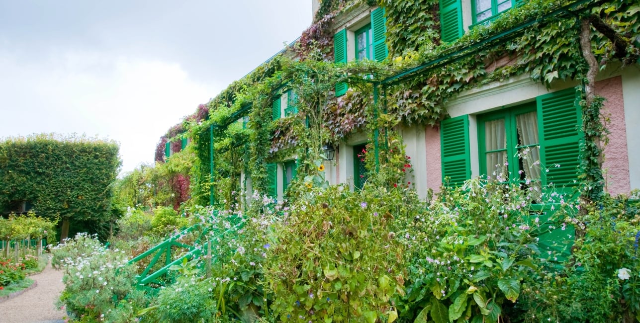 Claude Monet's garden and house in Giverny France