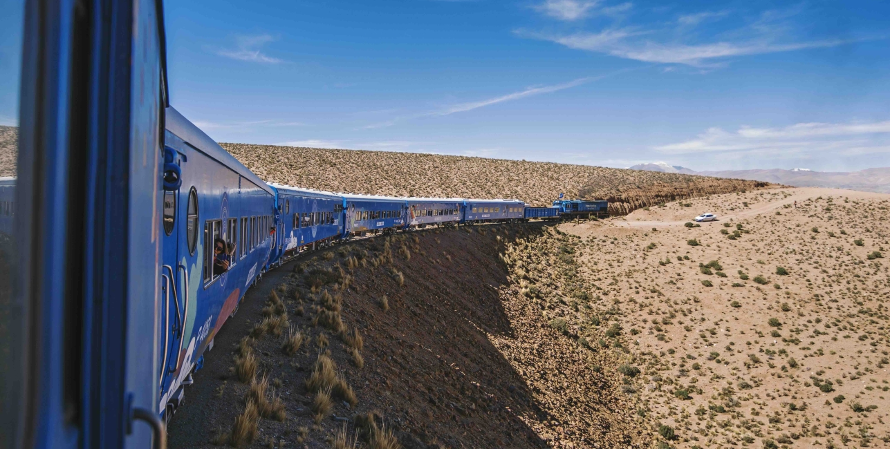 The tren a las nubes known as the train to the clouds in argentina