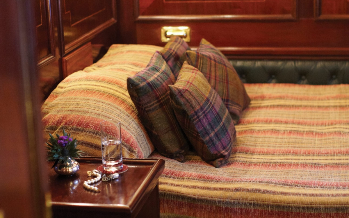 double cabin on the Belmond Royal Scotsman