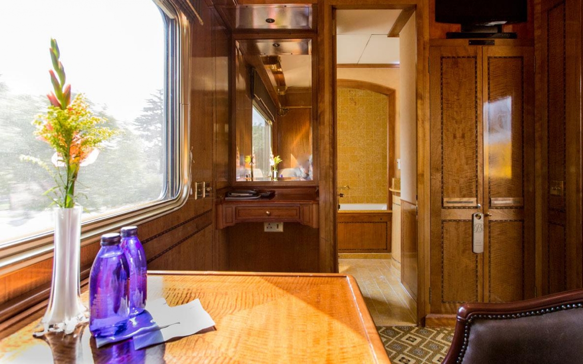 Luxury Suite onboard the Blue Train