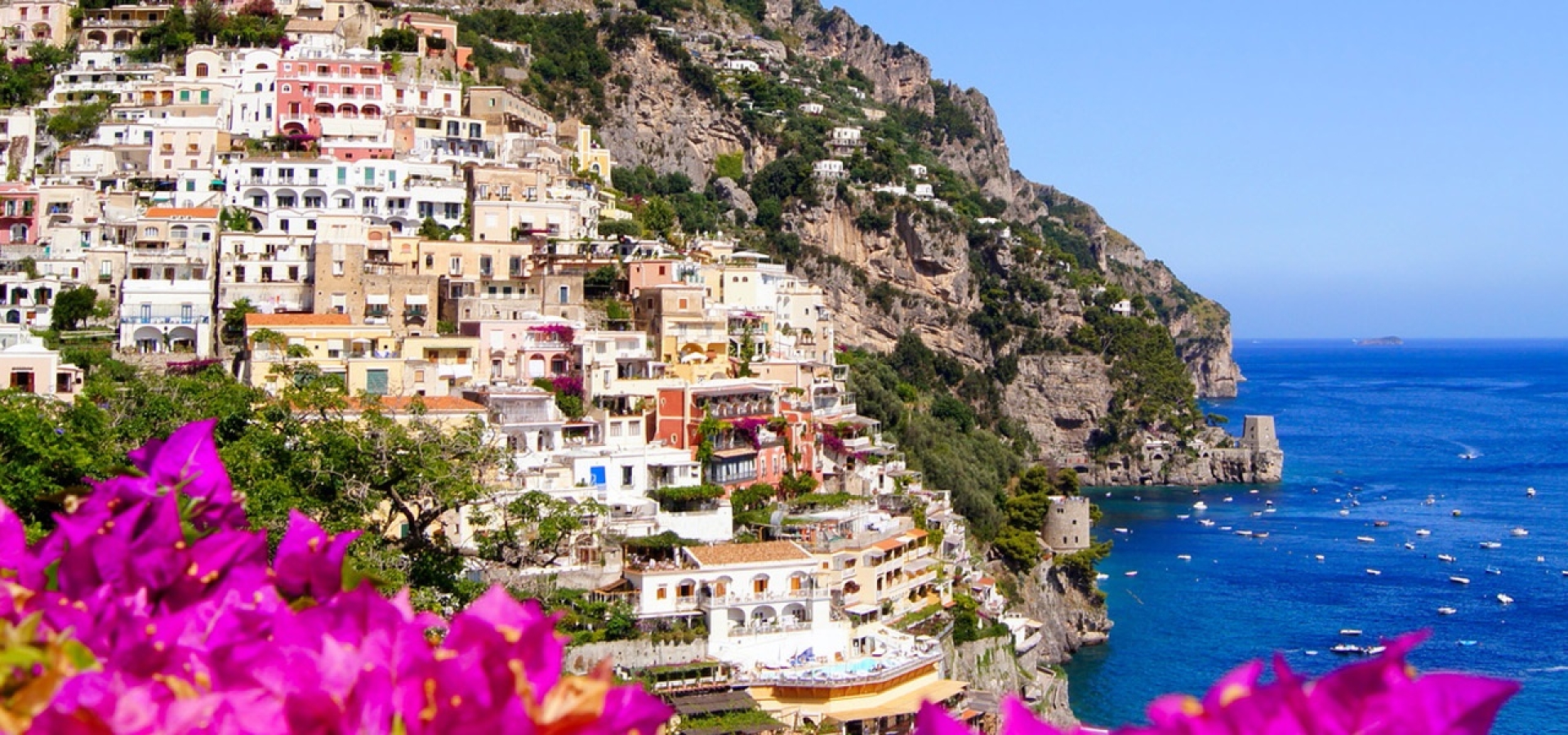 Amalfi Coast in Italy daytime view