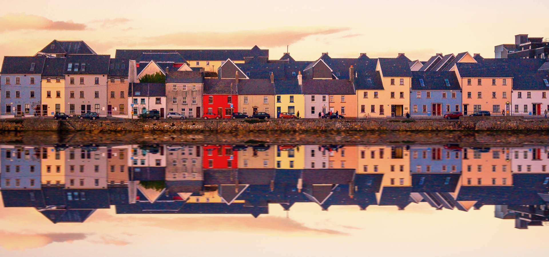 Panoramic view of Galway, Ireland