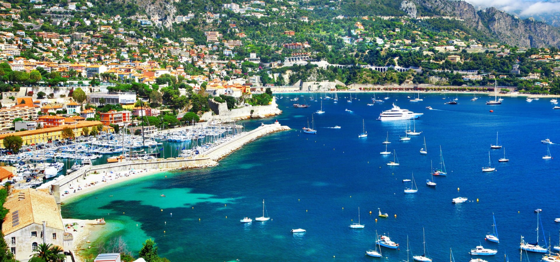 Nice France Coastline 1800x600