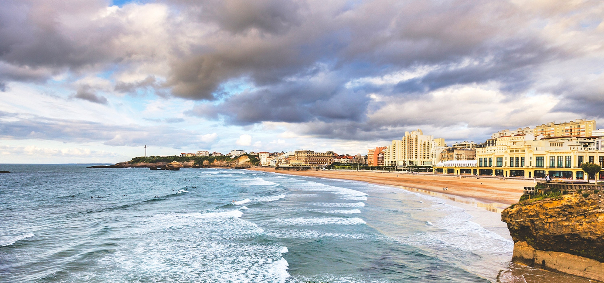 The shores of Biarritz, the elegant seaside town on southwestern France’s Basque coast.