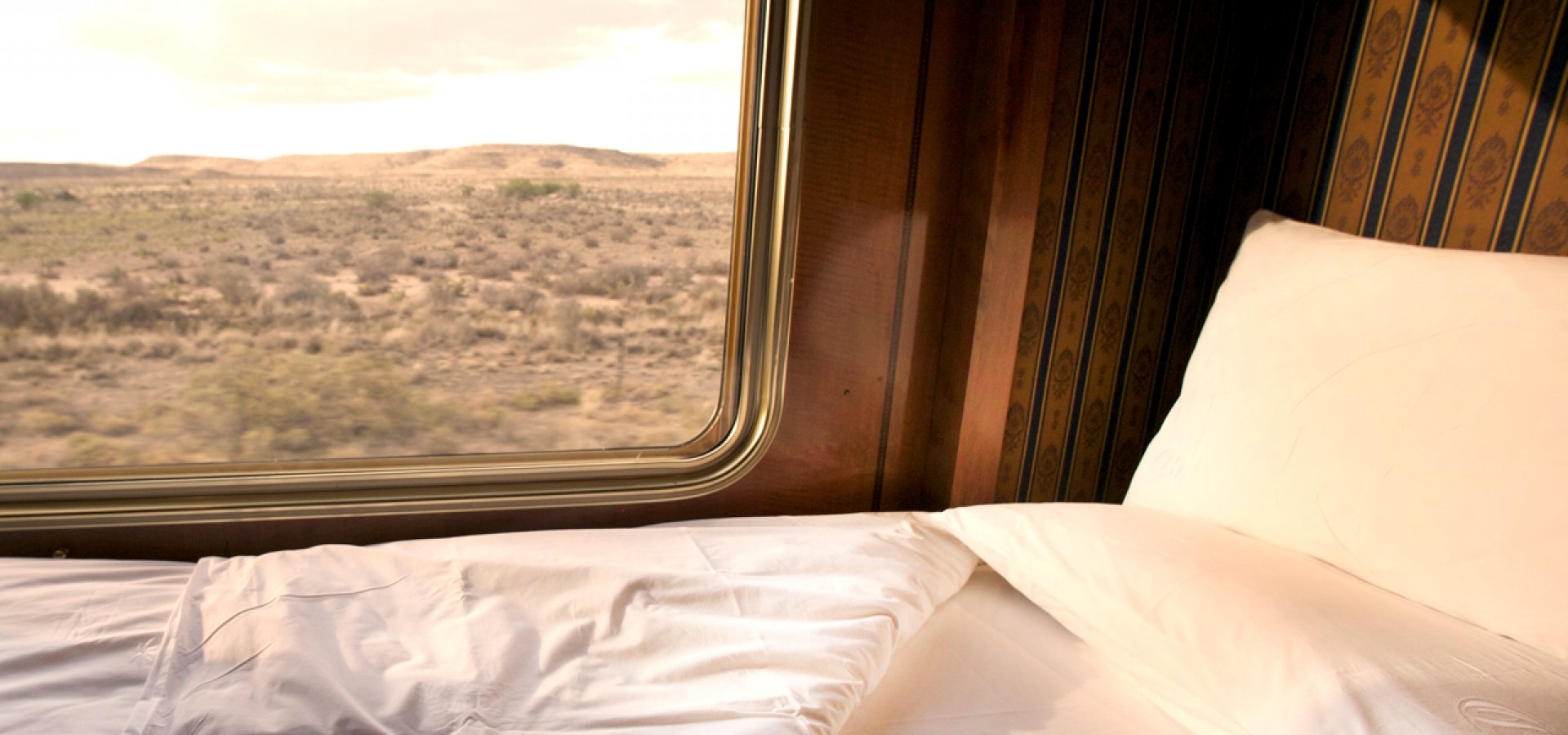 Sleeper bed on Blue Train