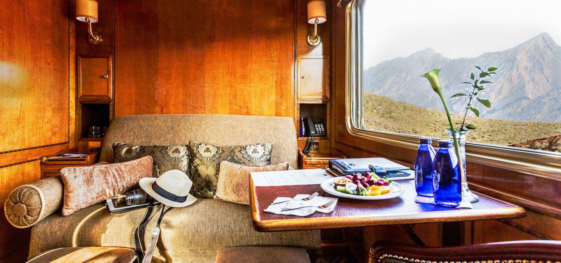 Luxury Suite onboard the Blue Train