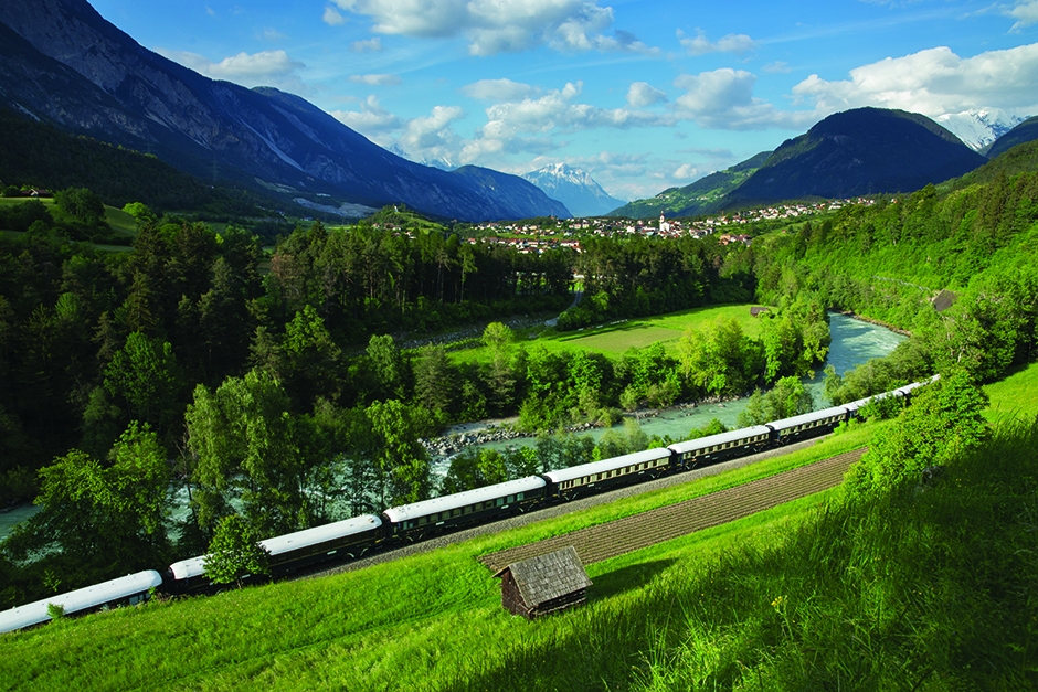 the Venice Simplon-Orient-Express transports riders back to the golden age of travel in grand style