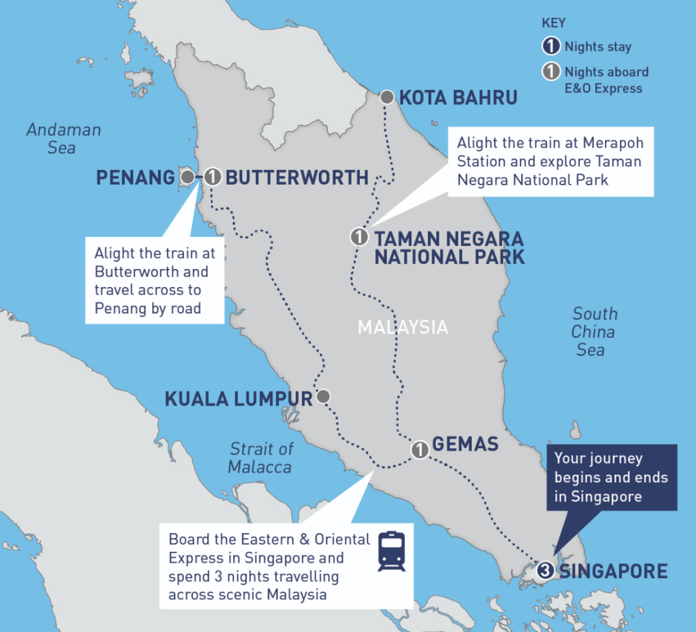Eastern & Oriental Express - Wild Malaysia